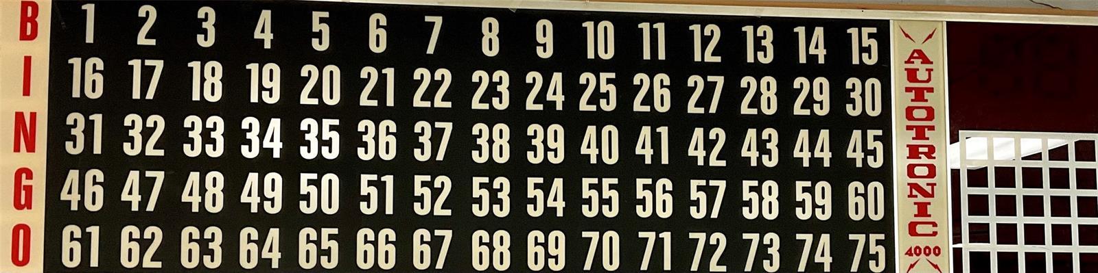 BINGO BOARD