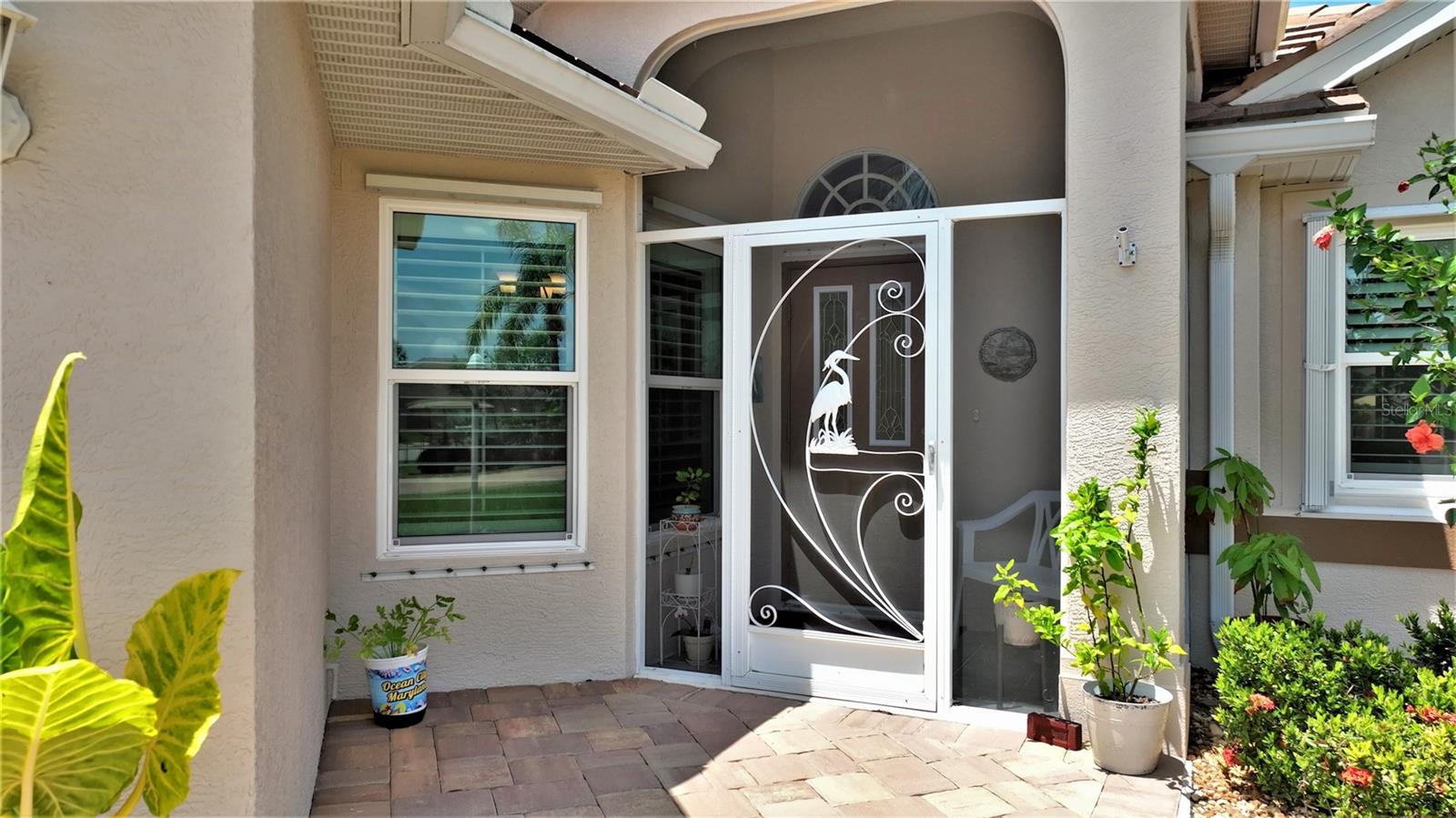 Welcoming Screened Porch Entry