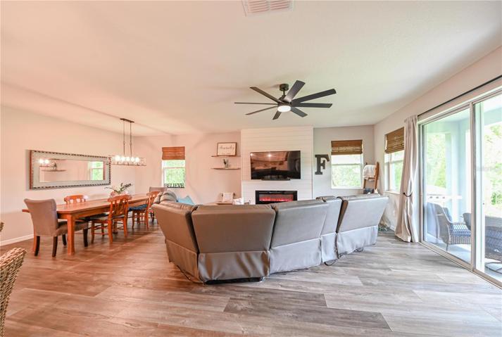 Luxury vinyl flooring