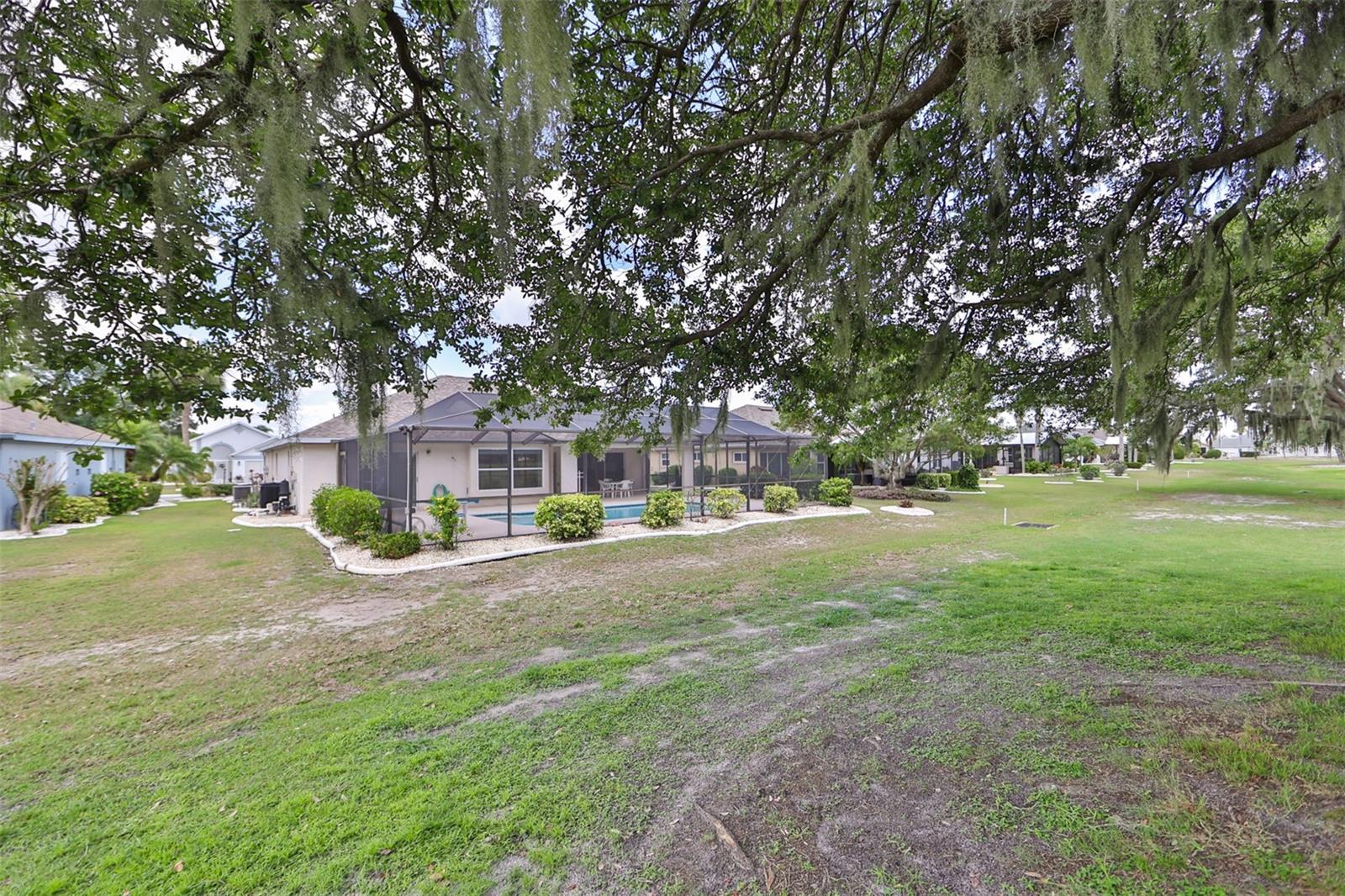 Back Yard View Caloosa Golf Course