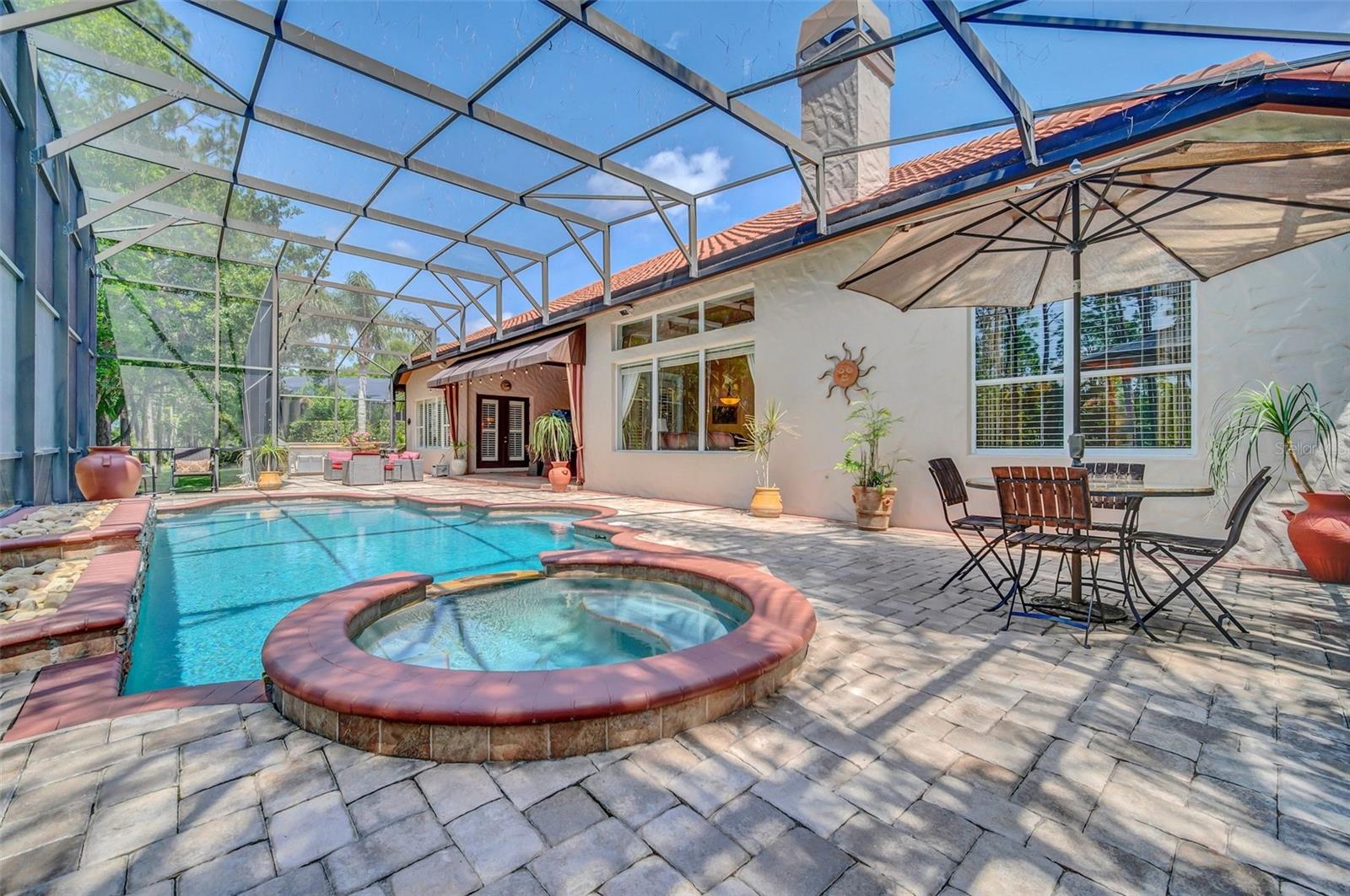 Oversized hot tub