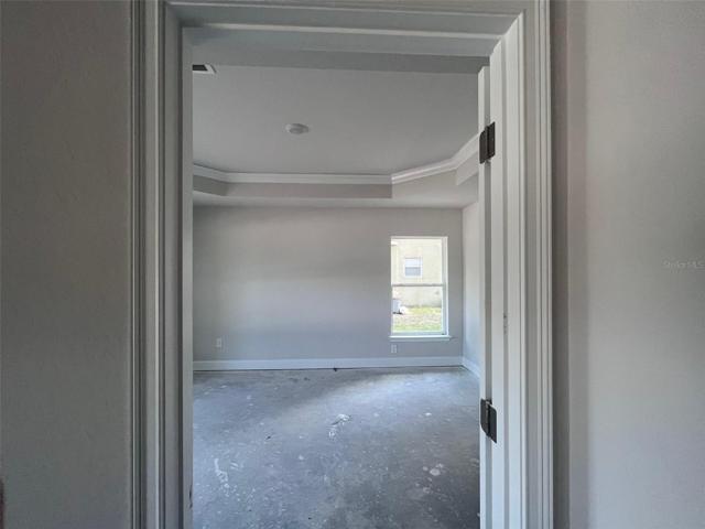 Master bedroom. Under construction.