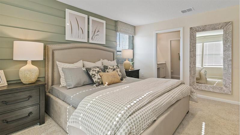 Photo of a model home.