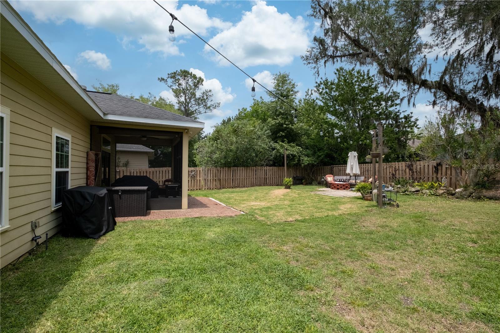 Large yard
