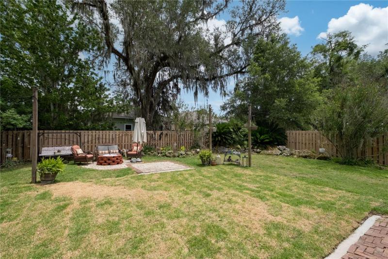 Large, Private Back Yard
