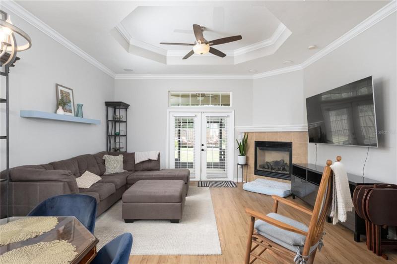 Living Room with Gas Fireplace