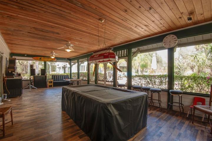Amazing Wood Ceilings on Porch