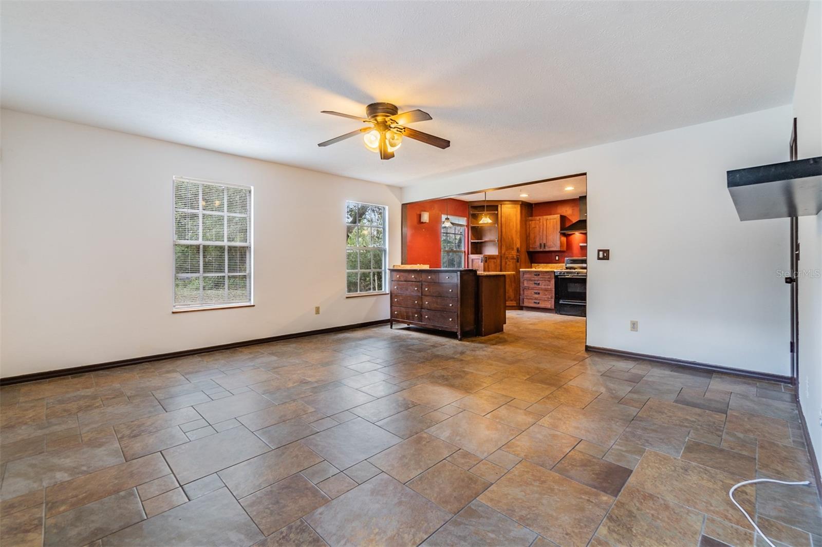 Living Room open to Kitchen