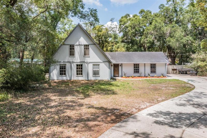 This home sits on a .57 Acre Lot tucked quietly off the road