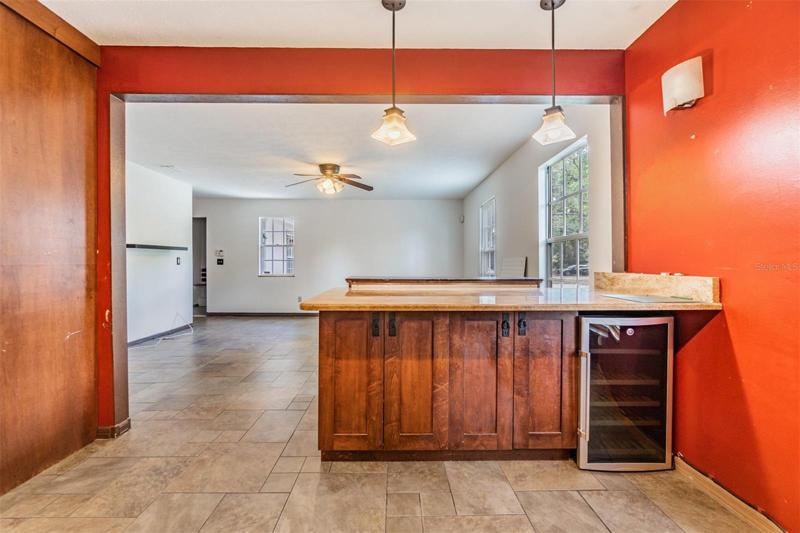 Living Room open to Kitchen
