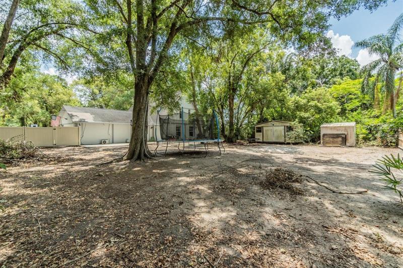 Fenced in Back Yard!  Great for a Pool or Storage!