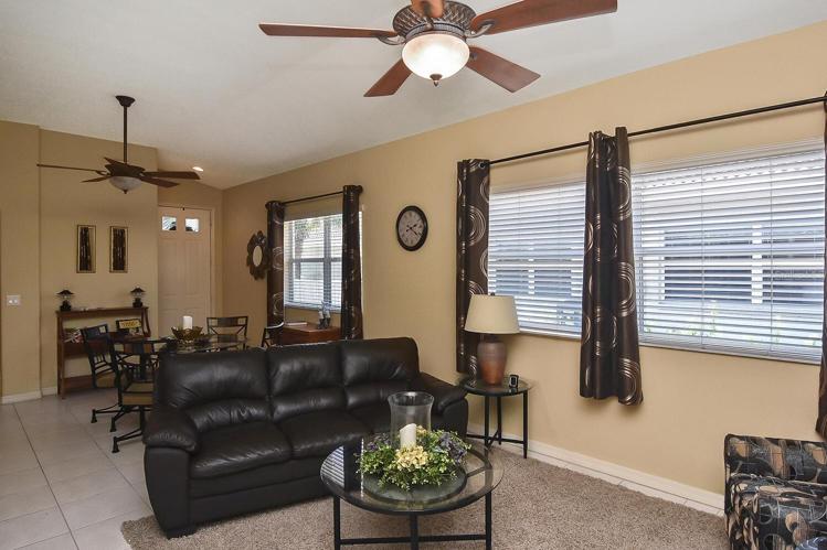 Living room, dining room, foyer