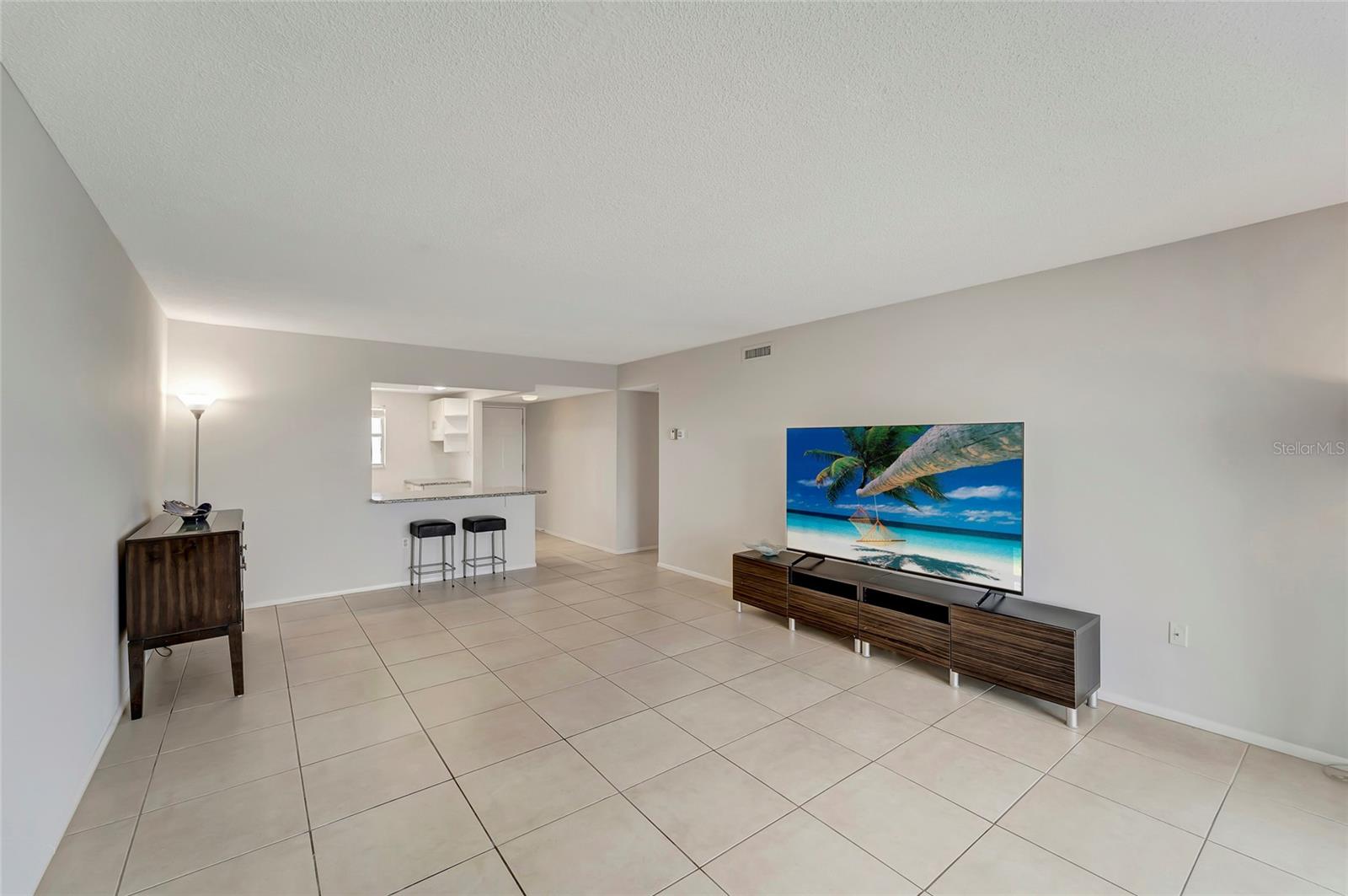 Living and dining area