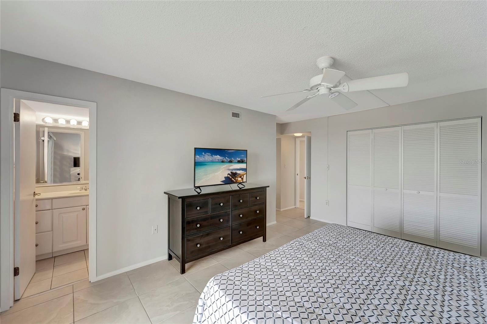 Primary bedroom with ensuite bath