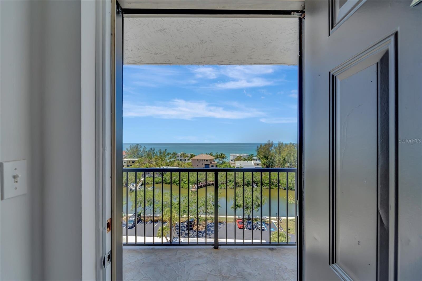 View of the Gulf of Mexico from the front door