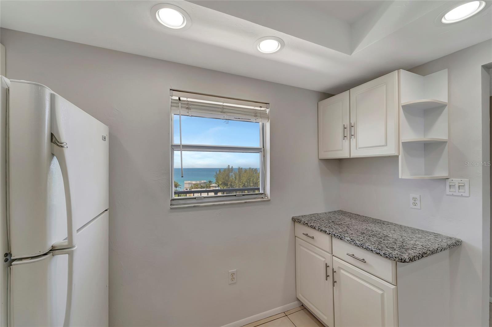 Views of the gulf of Mexico from the kitchen