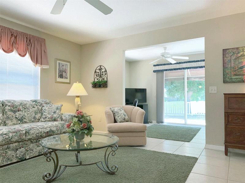 LIVING ROOM W/SMALL DEN