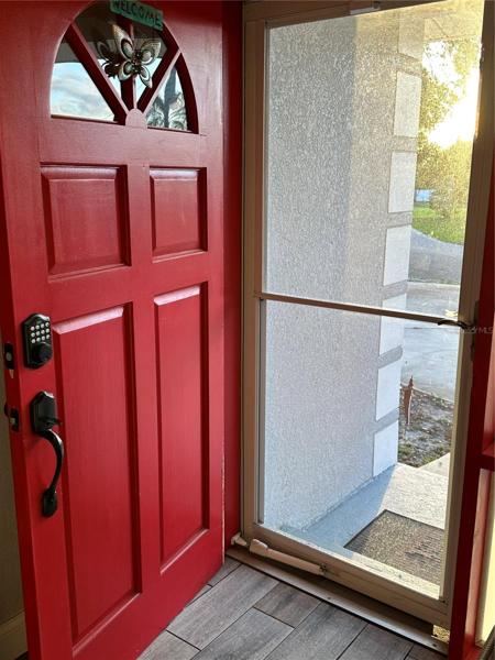 screen door lets the breeze and natural light in