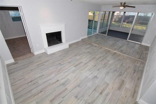 living room and dining room before furniture