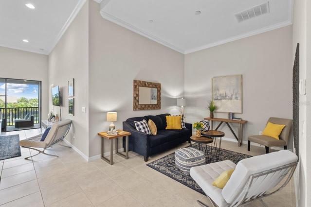 Bonus Room/ Family Room off the main living area featuring 12'+ Ceilings