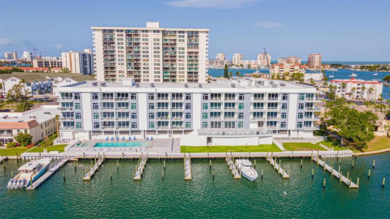 Front of condo