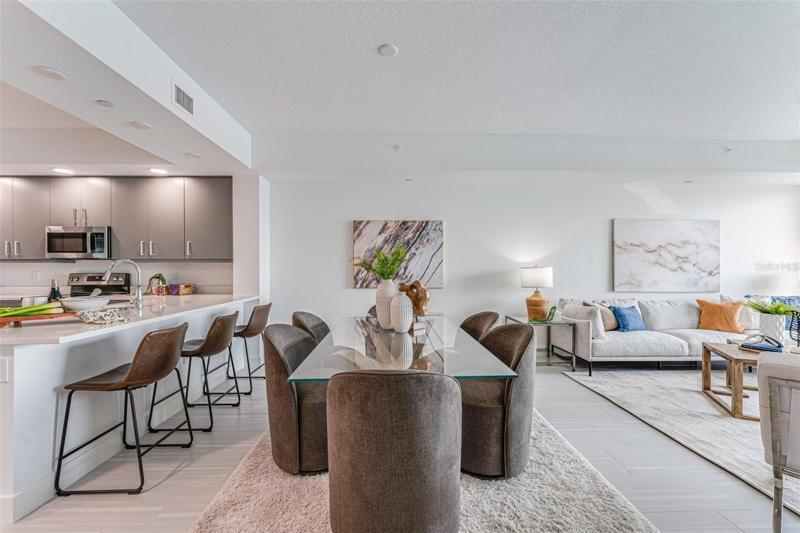 Dining area