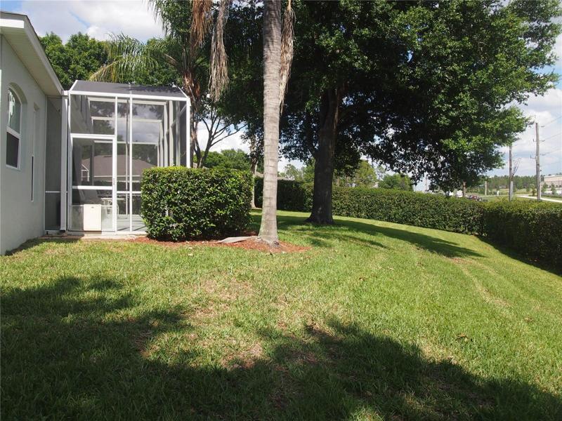 Back of enclosure