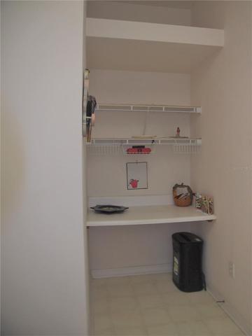 Desk area in Laundry room