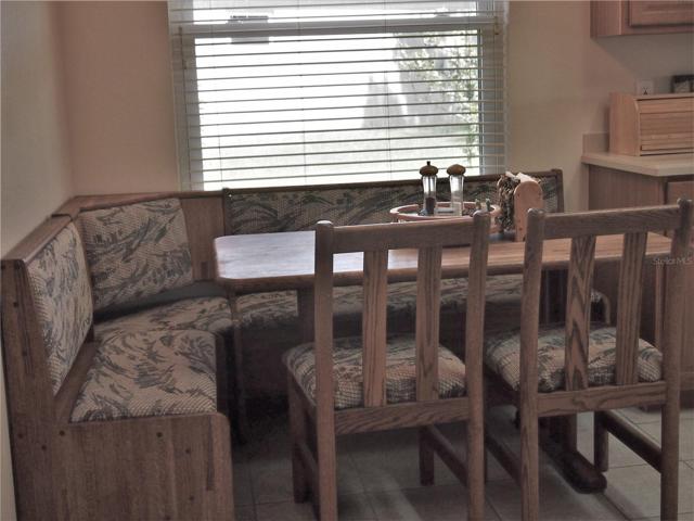 Breakfast nook remains