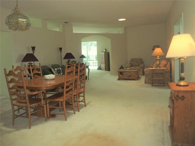 View into family room