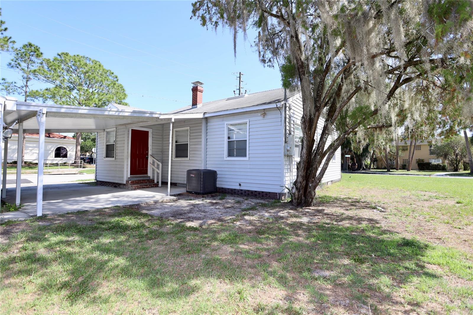 Side View with Carport