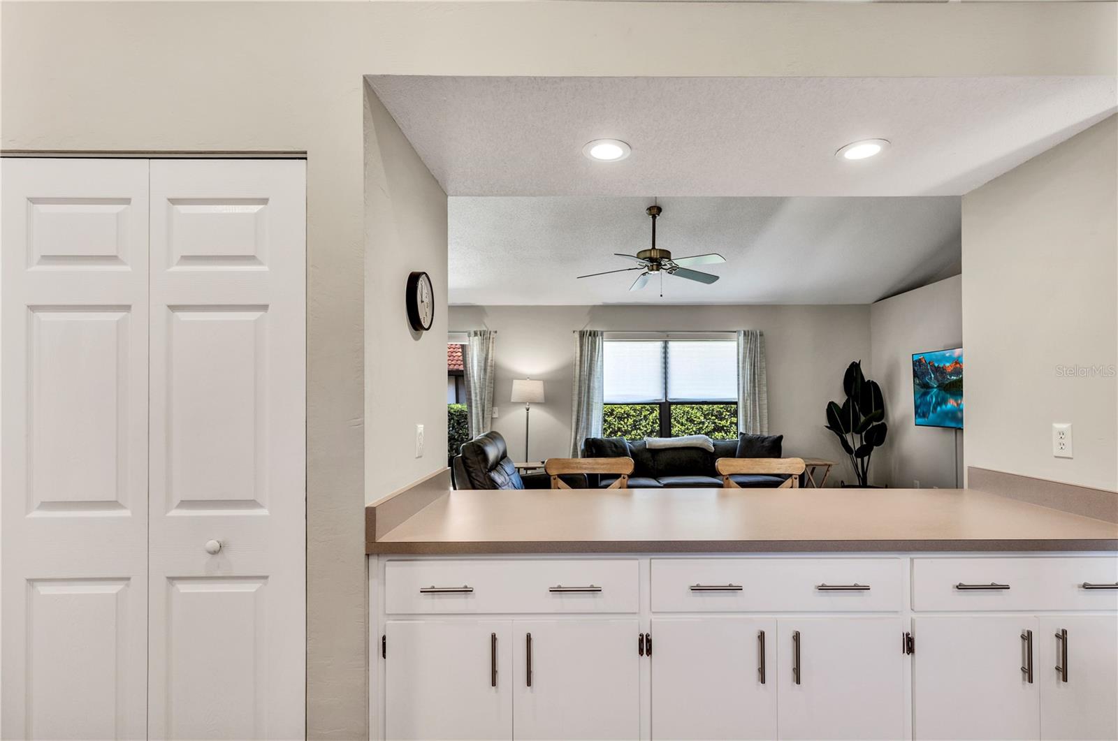 From Kitchen into Living Room