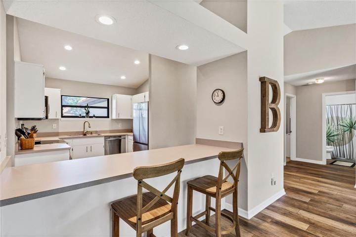 Living Room into Kitchen