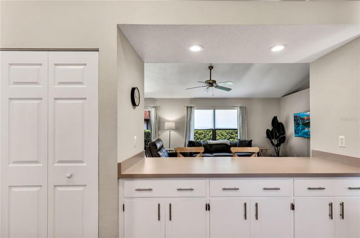 From Kitchen into Living Room