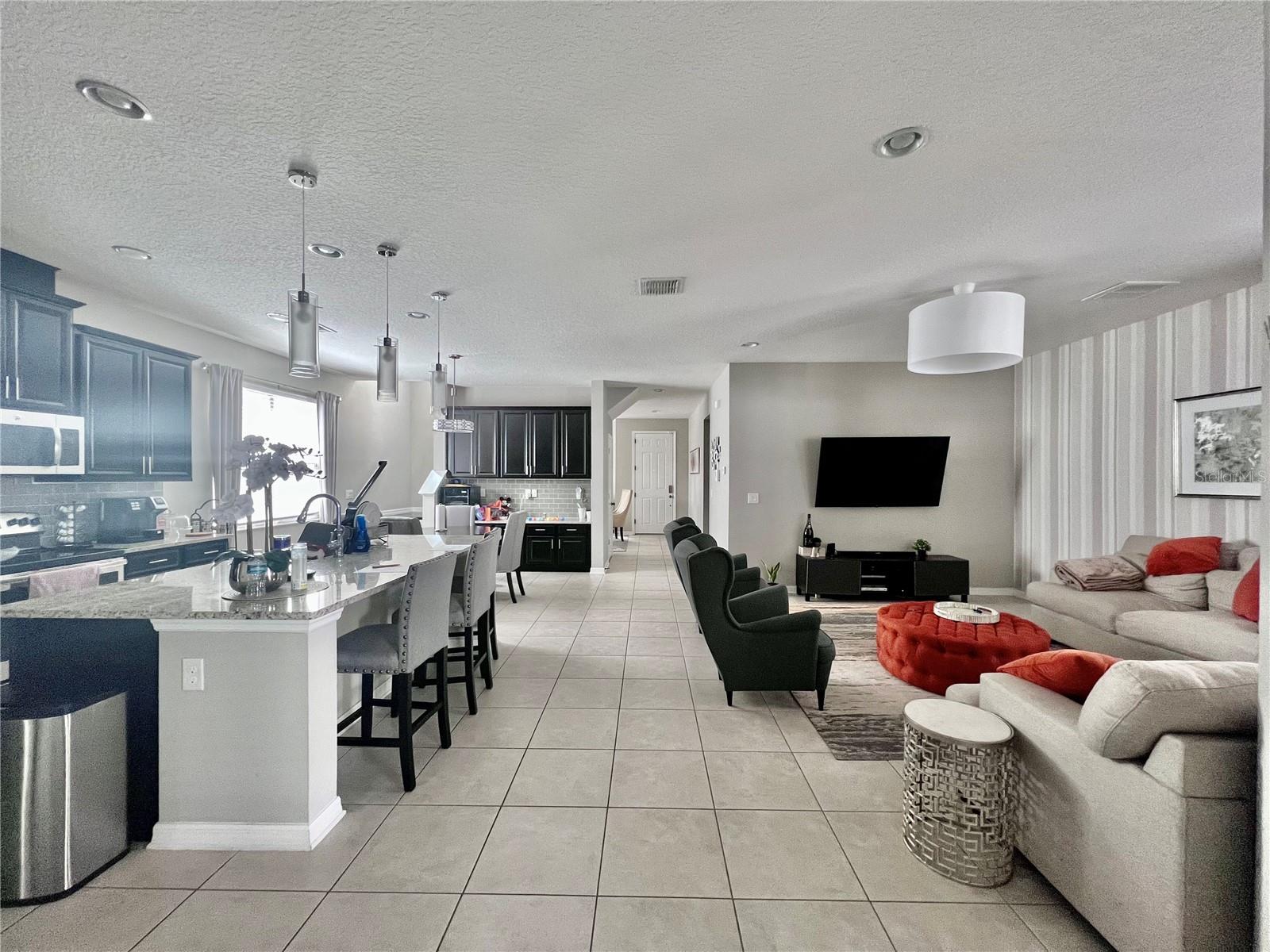 Kitchen and Living combo