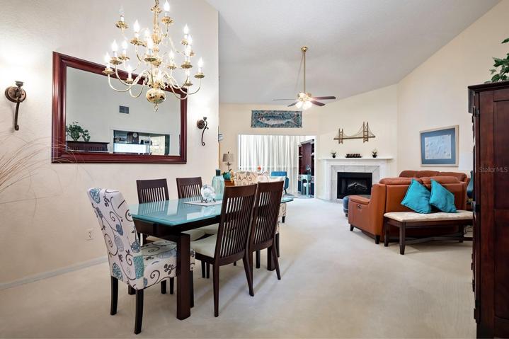 Seamless flow w/ open kitchen/living/ dining is perfect for entertaining. Bonus rm/space is perfect for an office or overflow when you entertain.
