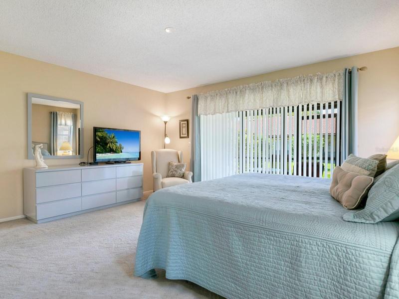 Light, calming colors throughout