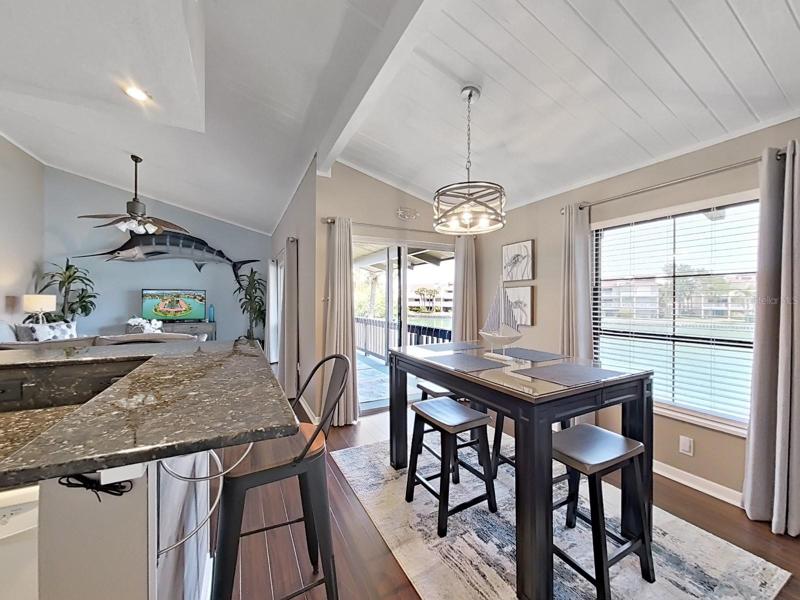 Open for entertaining and views of the Intracoastal!
