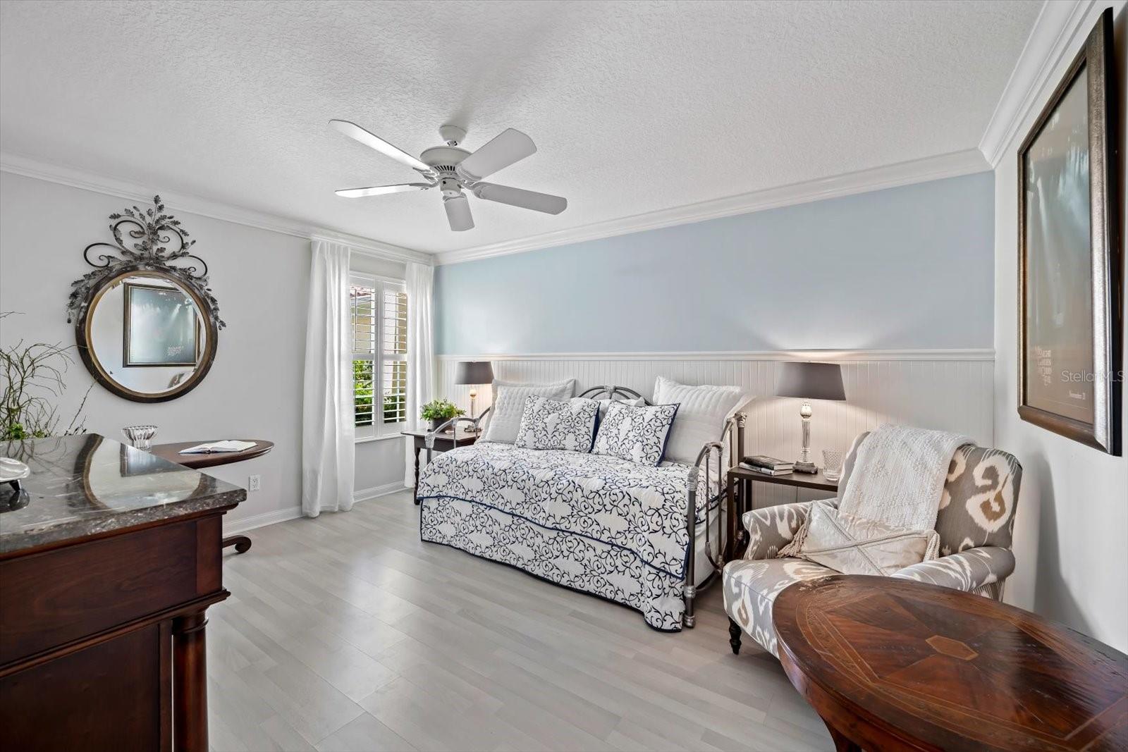 Guest Bedroom with walk-in closet