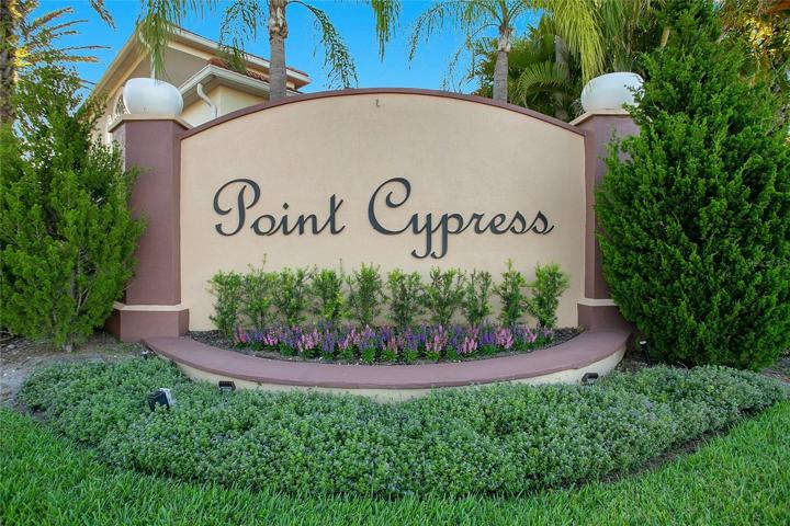 Exclusive gated community of Point Cypress
