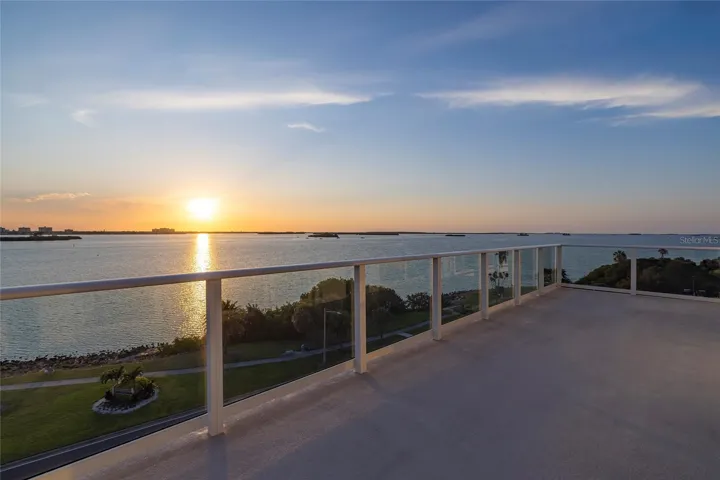 Main Balcony Looking Northwest At Sunset