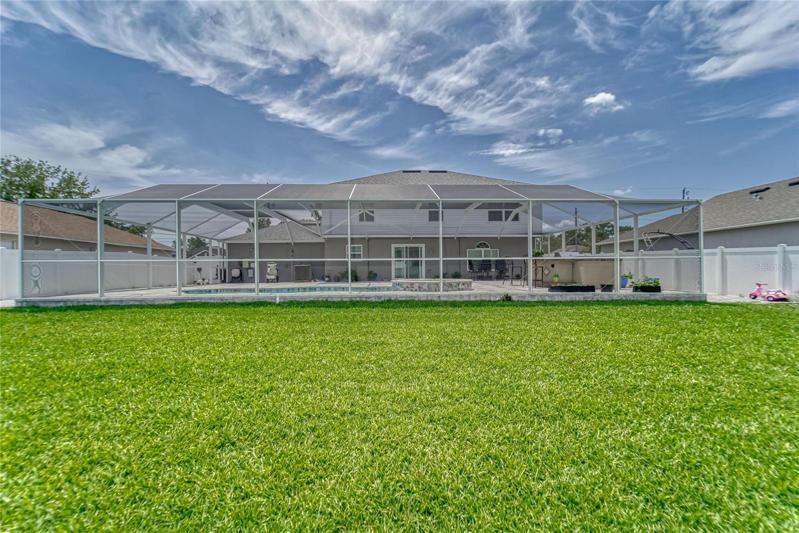 Huge backyard