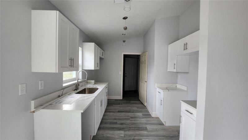 Kitchen of actual home.