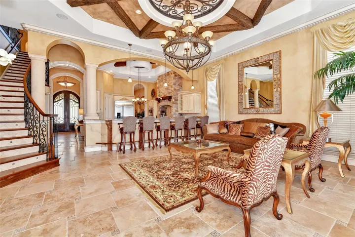 Morning Room with Feature Ceiling.