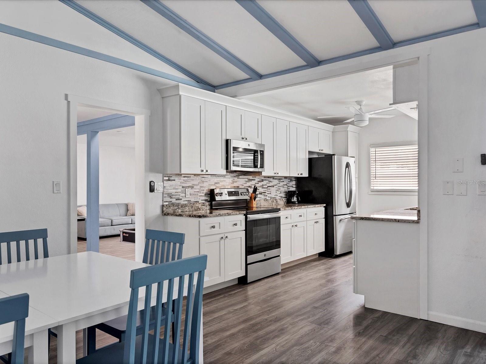 Remodeled kitchen