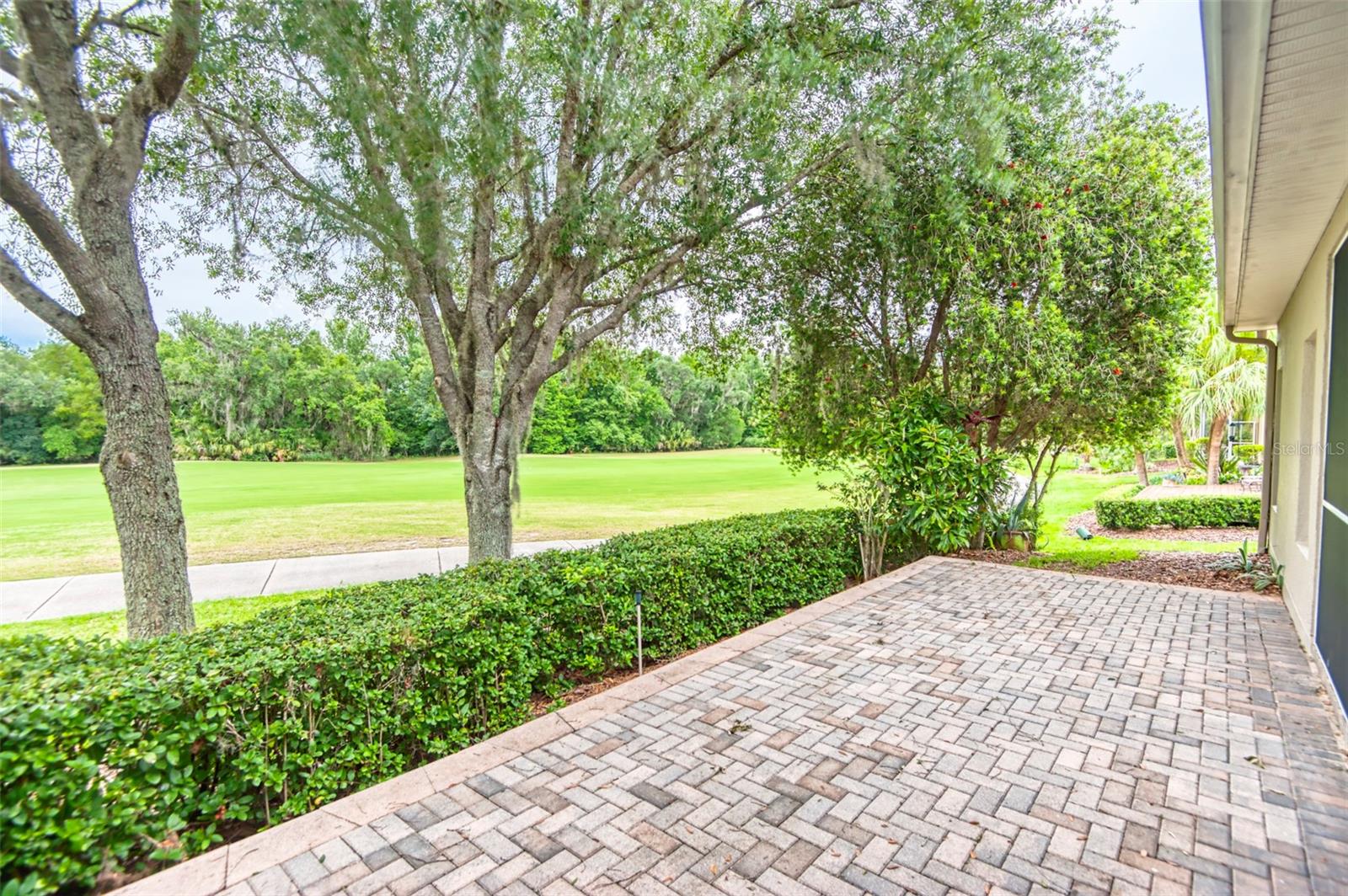 Wonderful brick terrace