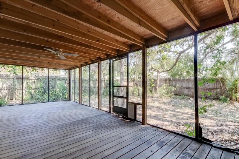 Enclosed Patio #1 - Reverse View