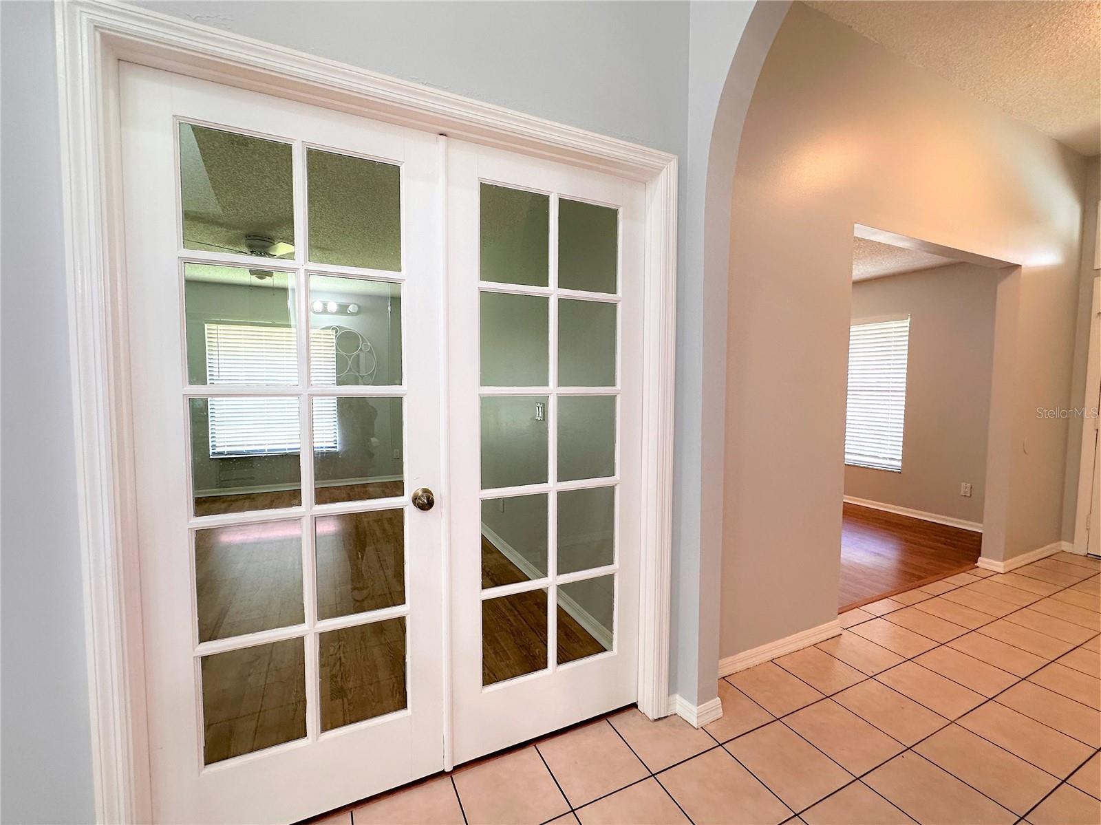 French Door Entry to Bedroom 2