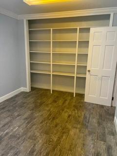 Office with bookshelves