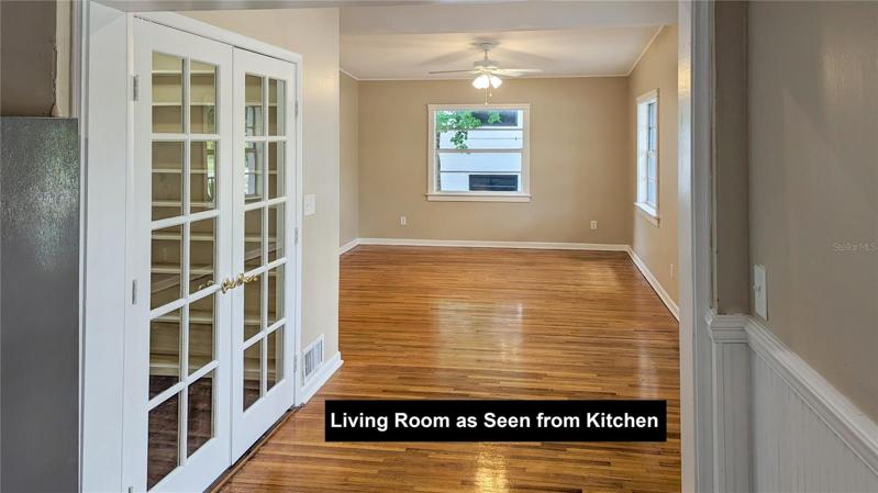 Living Room and 4'th Bedroom / Office / As seen from Kitchen